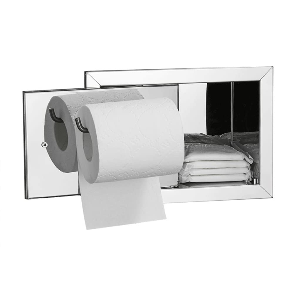 Amazon.com: YFJBHDIAN Recessed Toilet Paper Holder,Stainless Steel
